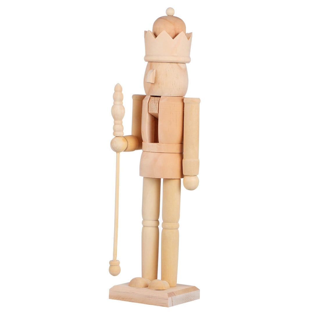 Garneck Selbstgemacht Nussknacker Holz Rohling 38cm Unbemalt Weihnachtsdeko Bastelset Für Kreative H