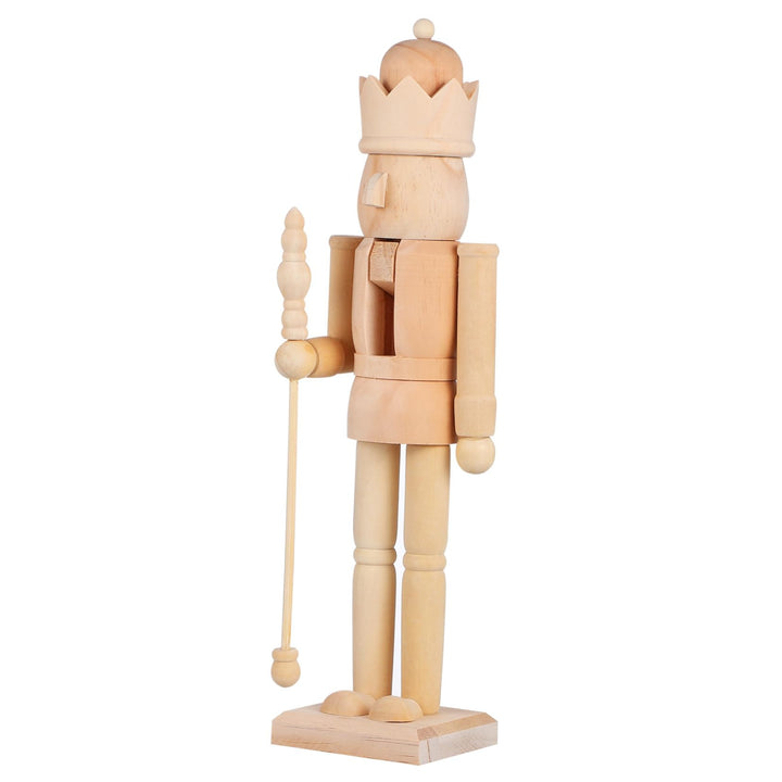 Garneck Selbstgemacht Nussknacker Holz Rohling 38cm Unbemalt Weihnachtsdeko Bastelset Für Kreative H