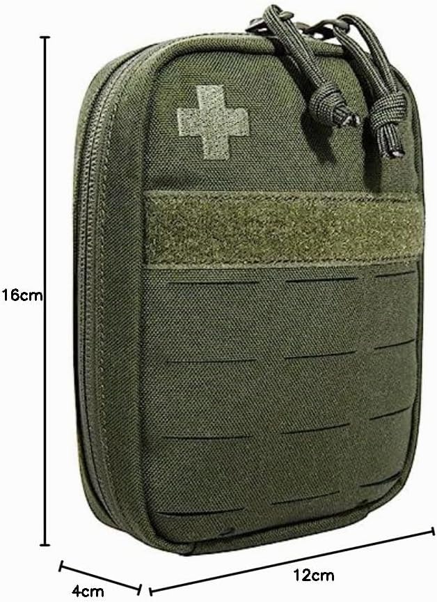 Tasmanian Tiger TT Tac Pouch Medic kompakte, Molle-kompatible Erste Hilfe IFAK Tasche mit Patch-Fläc