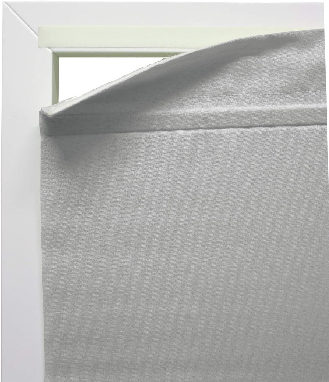 GARDINIA EASYFIX Raff-Rollo, Verdunklungsrollo ohne Bohren, Magnetisch, Inkl. Klettband, Raff-Gardin