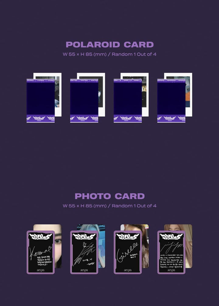 Dreamus Aespa – Girls [Real World Ver.] 2nd Mini Album + Folded Poster, (SMK1454)