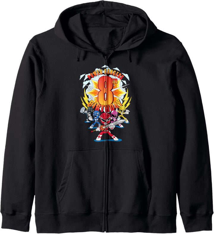 Power Rangers Awesome 8th Birthday Mini Action Shot Kapuzenjacke