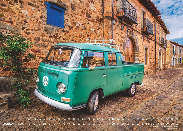 Volkswagen Bulli Kalender 2026, Kalender