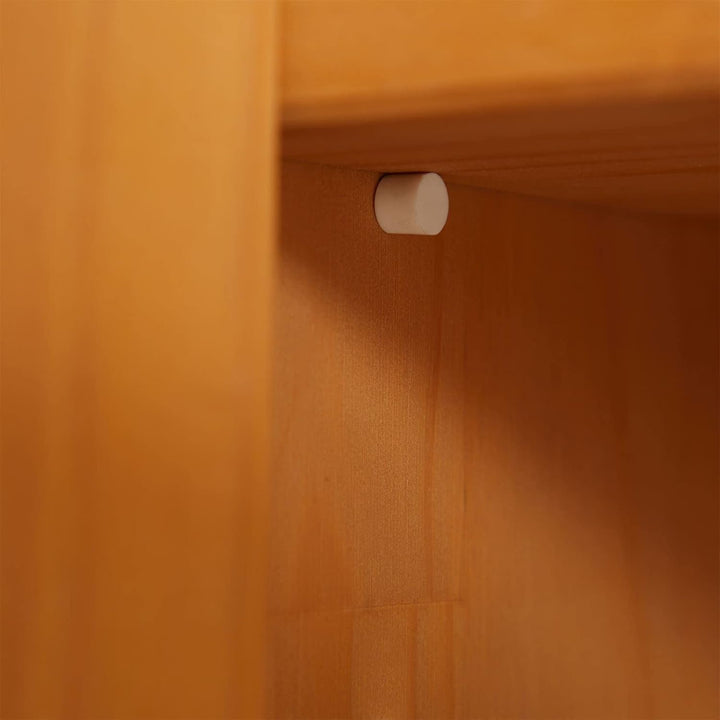 IDIMEX Kommode Rondo in weiss/braun mit 4 Schubladen und 1 Tür, Schubladenschrank aus Kiefer im Land