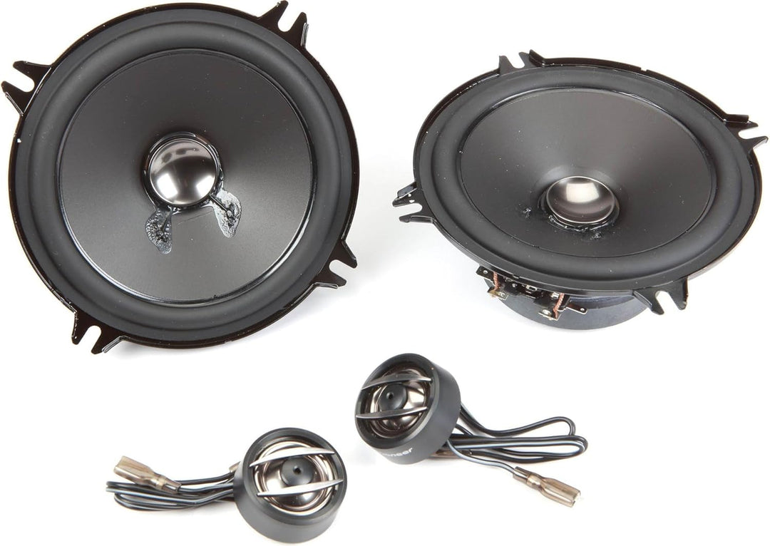 PIONEER TS-A1300C 13 cm 2-Weg-Komponenten-Lautsprecher Set mit 2 Lautsprechern (je 300W max., 50W Si