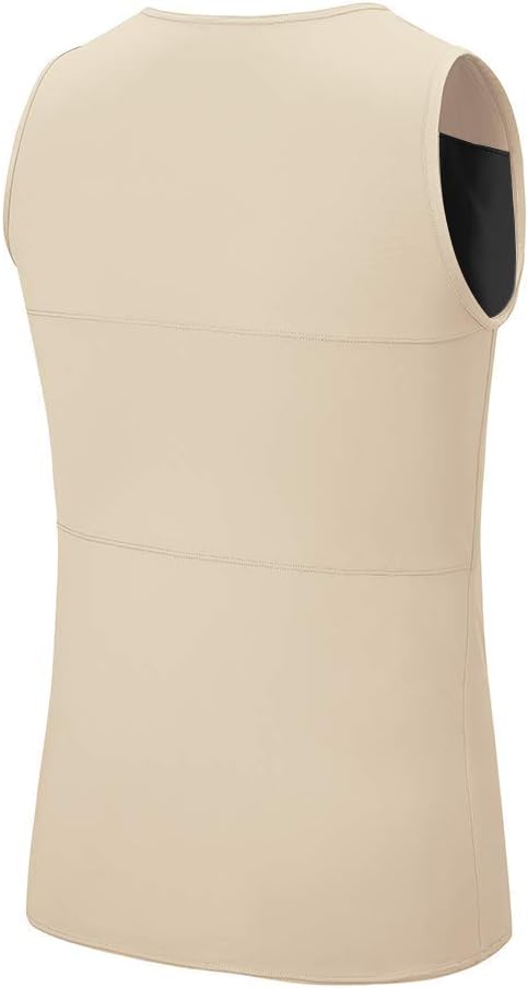 Idtswch Brustbinder für Transgender-Brustbinder, halber FTM-Binder, Brust-Kompressions-BH, Nude 165