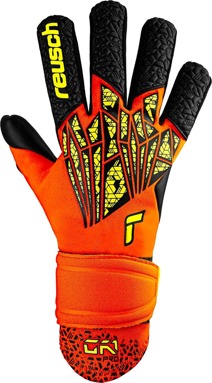 Reusch Unisex – Erwachsene Torwarthandschuhe Gk1 Pro mit Hervorragendem Grip und Innennaht Schnitt 7