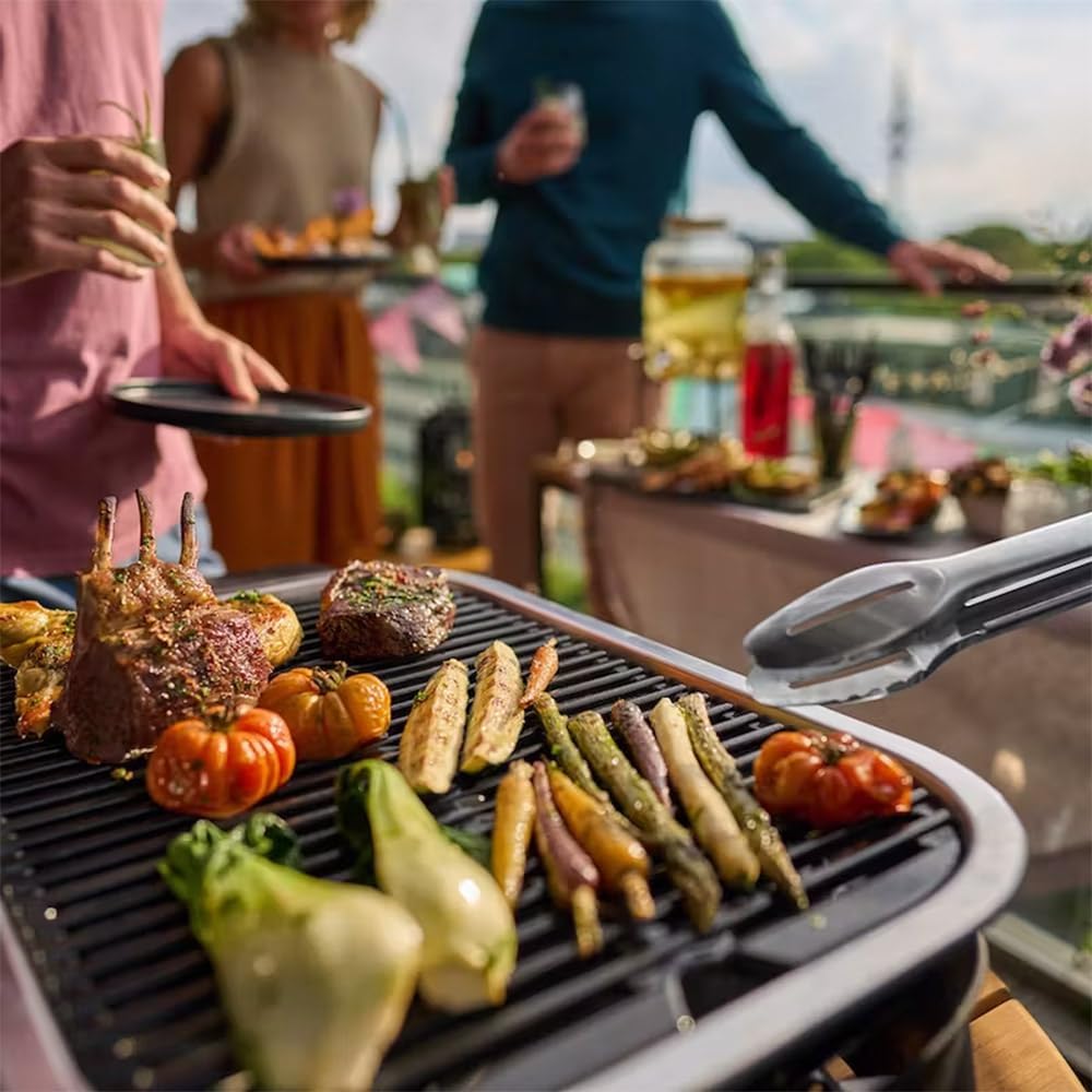 Weber Elektrischer Grill Lumin, Schwarz