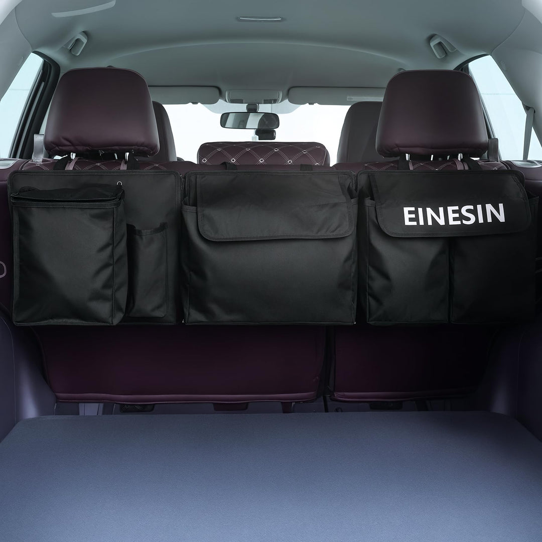 Auto Kofferraum Organizer, Auto Aufbewahrungstasche mit Klett Kofferraum Taschen Faltbar, abnehmbare
