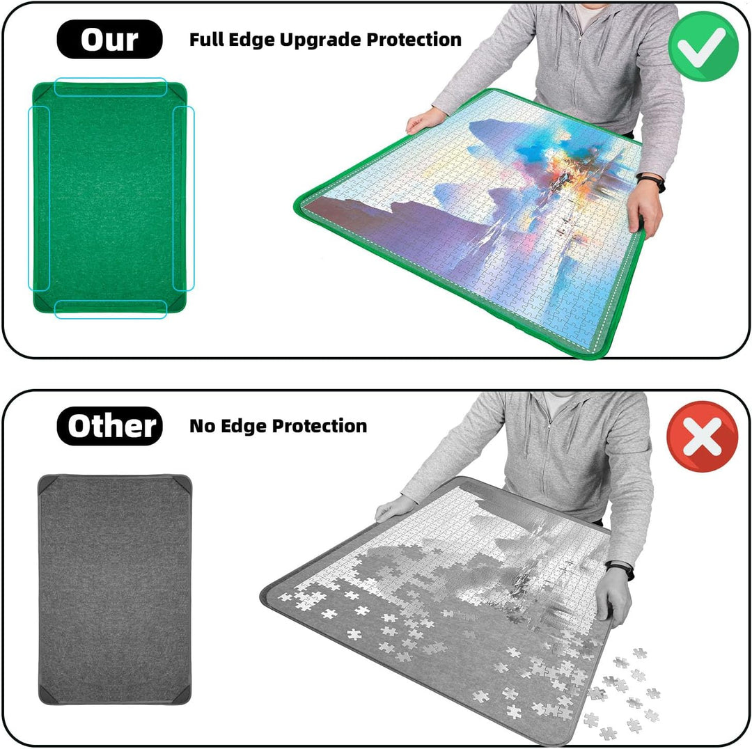 Puzzlematte für 1000 Teile Lagerung, Jigsaw Puzzle Board, Puzzle Storage Board 32 x 22inches, Jigsaw