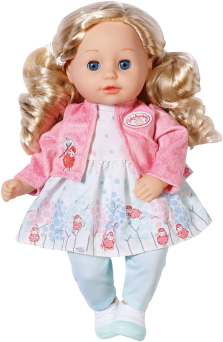 Baby Annabell, Puppe, Baby Annabell Little Sophia 36cm, weiche Puppe mit langen blonden Haaren, blau
