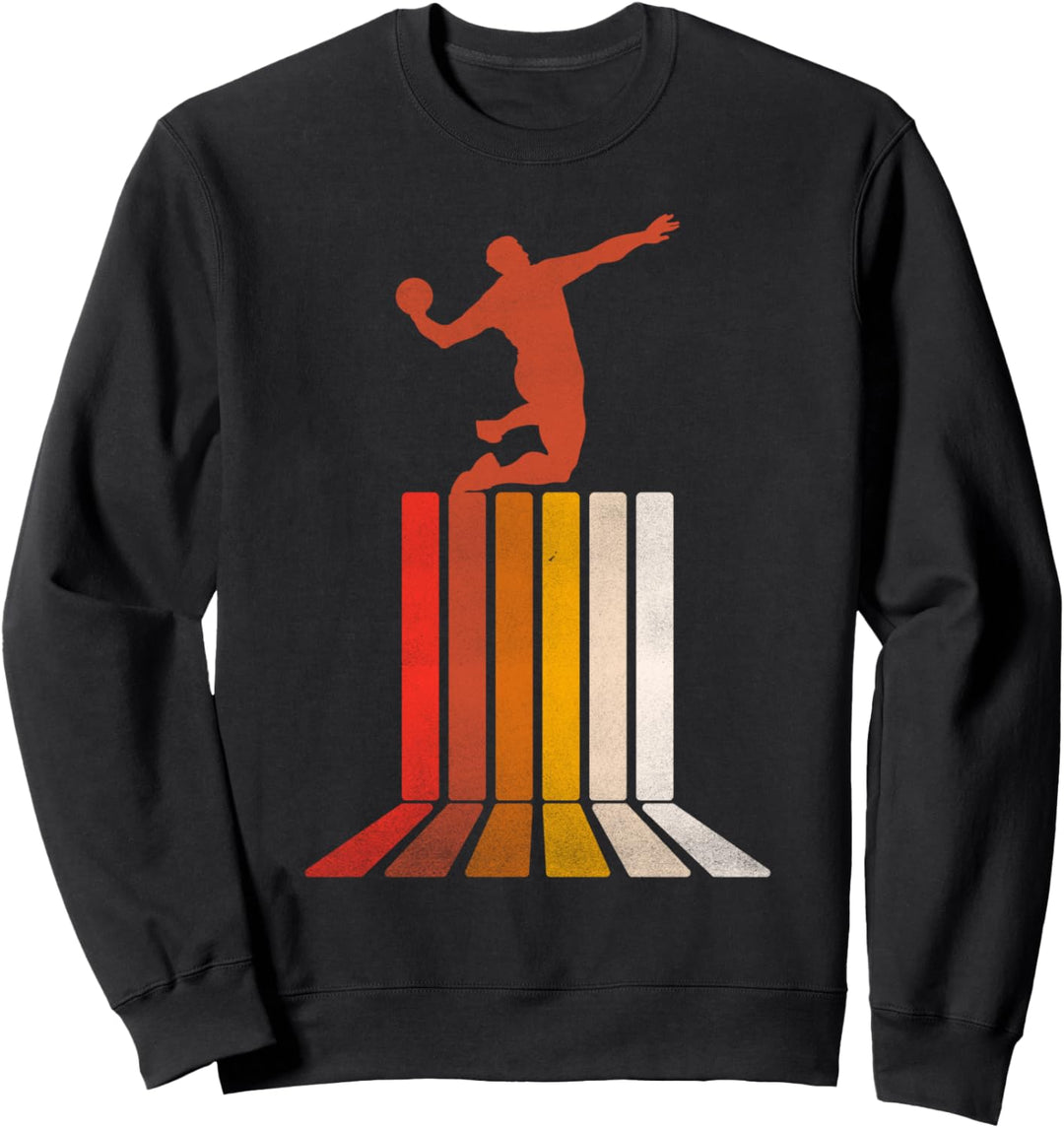 Vintage Handball Spieler Geschenk Sweatshirt