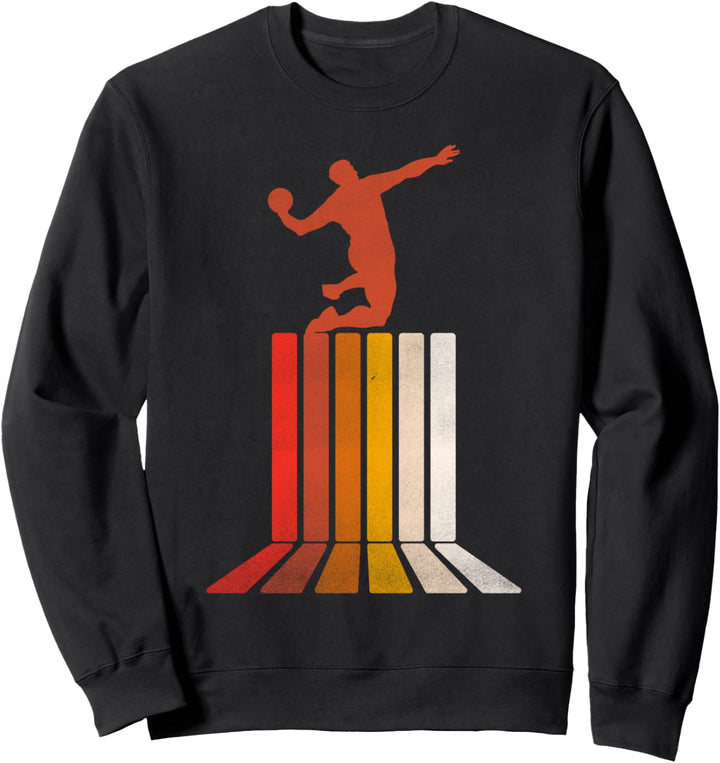 Vintage Handball Spieler Geschenk Sweatshirt