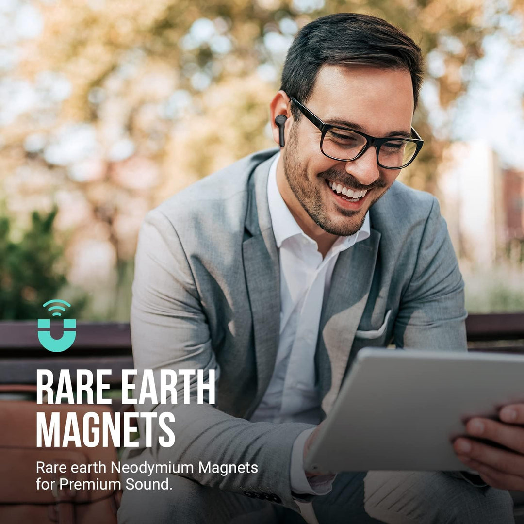 Jam TWS Exec Earbuds In-Ear Bluetooth Kopfhörer, Wireless, Kabelloses Audio, Wiederaufladbar, Integr