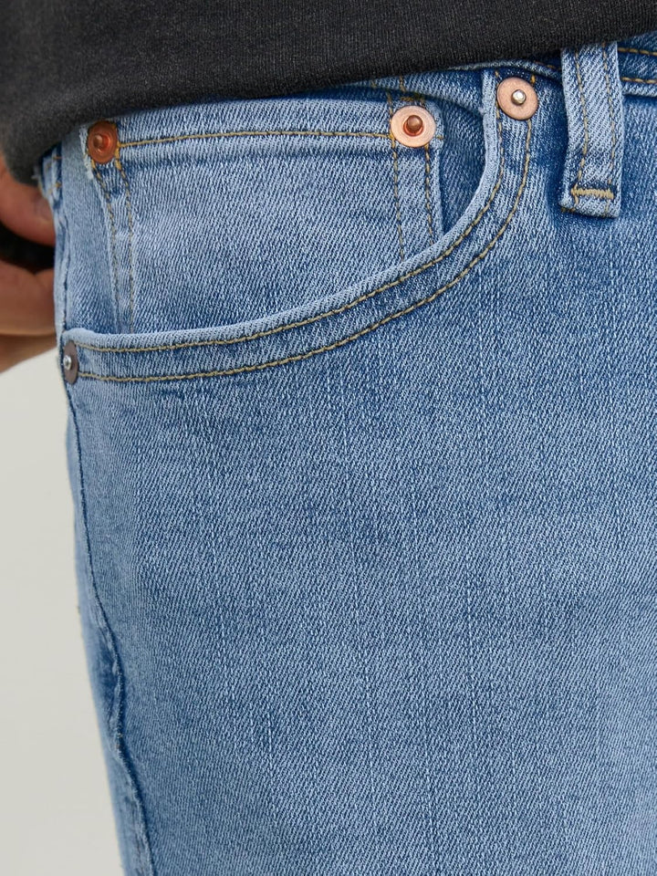 JACK & JONES Herren Skinny Jeans 26W / 32L Blue Denim, 26W / 32L Blue Denim