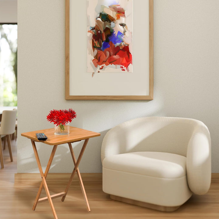 Premier Interiors Snack Tisch, Wood, 49 x 39 x 65cm, 49 x 39 x 65cm