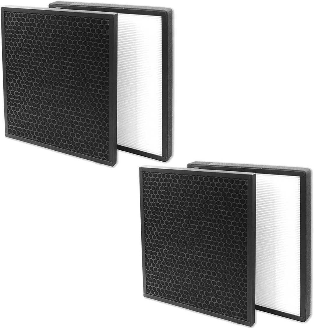 2X HEPA-Kombifilter & Aktivkohlefilter Set, Filter Kit kompatibel mit Levoit LV-PUR131 LV-H131 LV-13