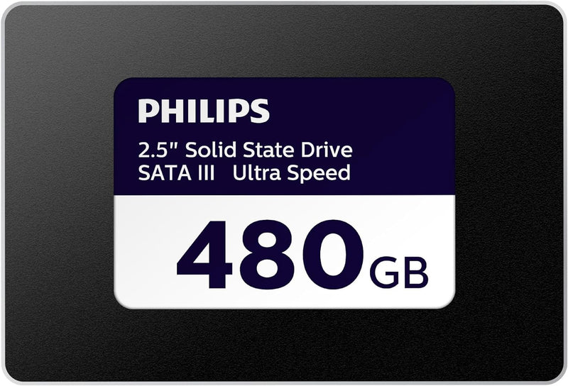 Philips Interne SSD 2,5" SATA III 480GB Ultra Speed 480 GB, 480 GB