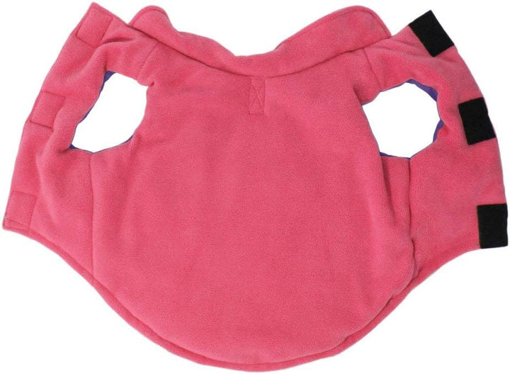 Gooby - Sportweste, Fleece gefütterte kleine Hunde Kaltwetterjacke Mantel Pullover mit reflektierend