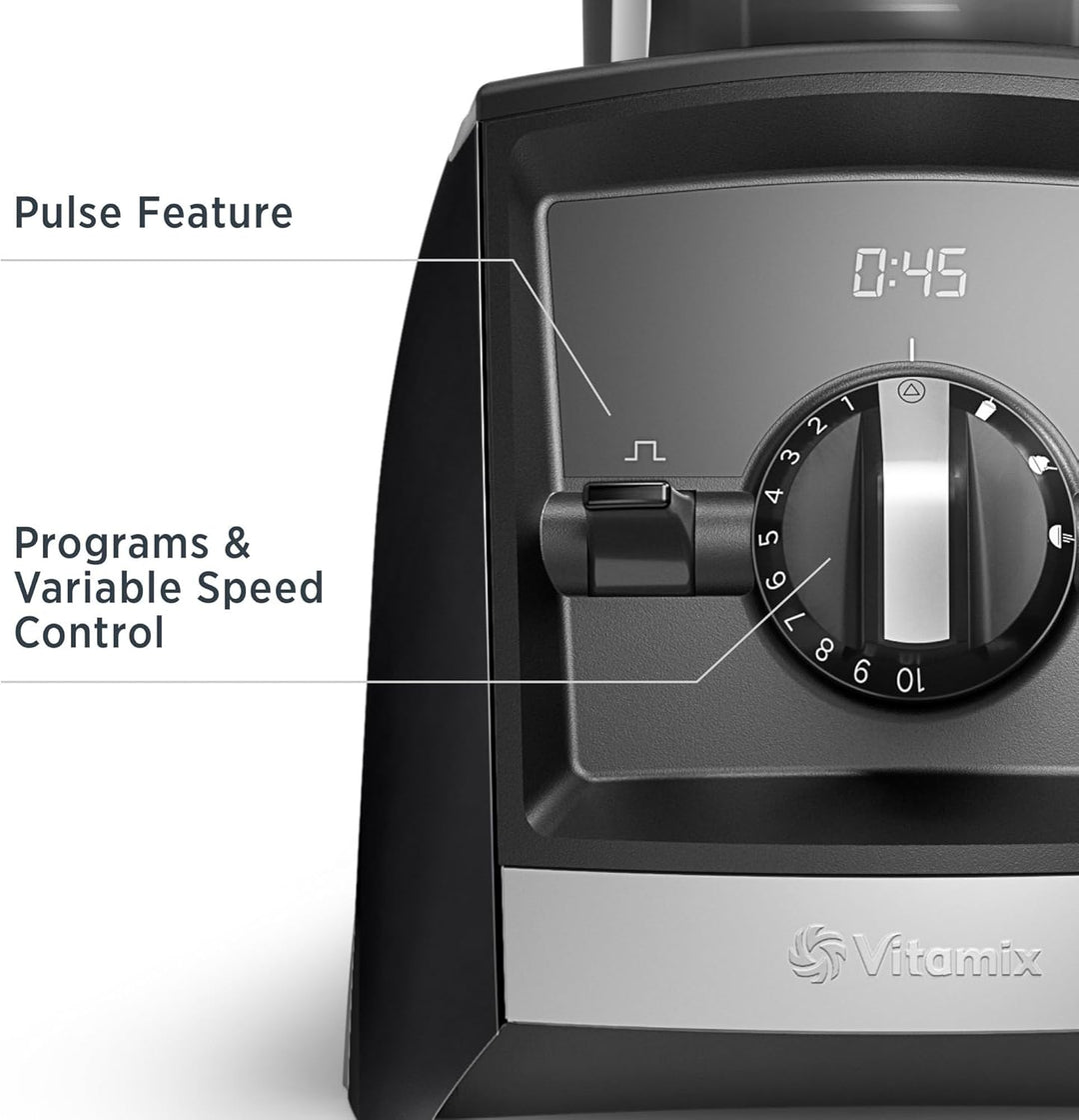 Vitamix A2500 Ascent Series Smart Blender, Profi-Qualität, 1,8 l, flacher Behälter, Weiss Weiss Mixe