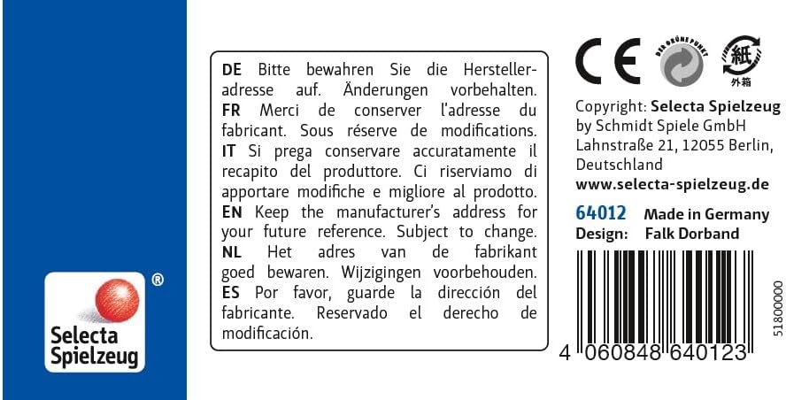 Selecta 64012 Sternenzauber, Greifling - bellybutton, 8 cm Sternenzauber 8 cm, Sternenzauber 8 cm