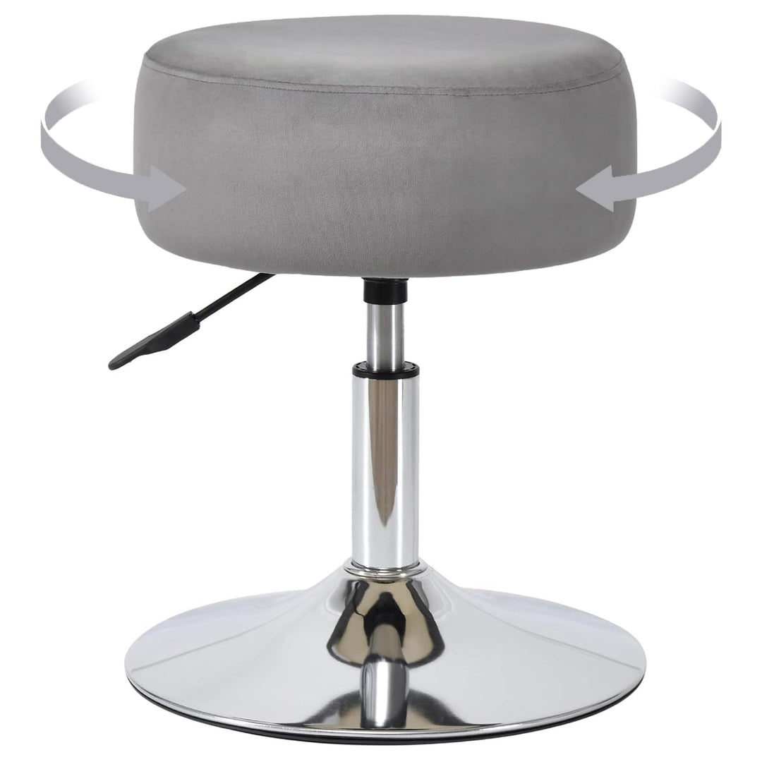 Drehhocker Sitzhocker Hocker RUND höhenverstellbar drehbar aus Kunstleder Farbauswahl Duhome 428S, F