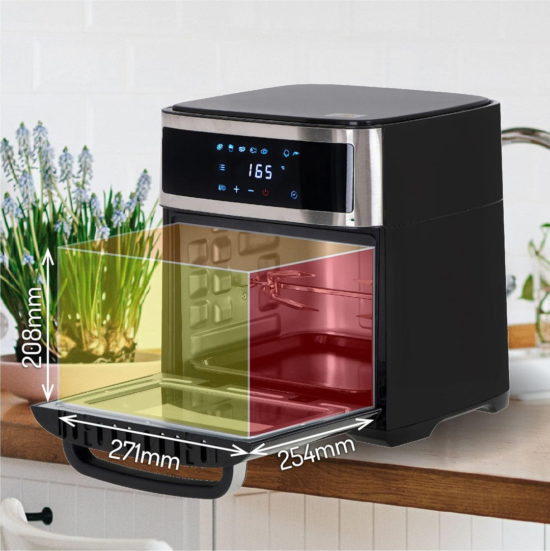 Adler Airfryer Oven AD 6309 Power 1700 W. Capacity 13 L. Stainless steel/Black