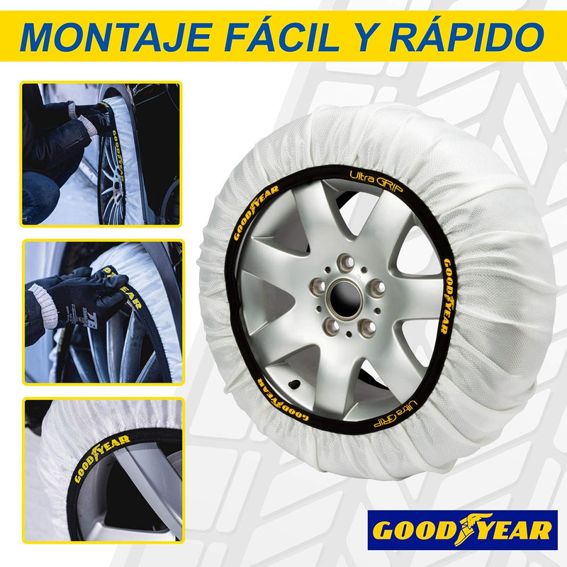 Goodyear Ultra GRIP Grösse XL 2er Set Textil Schneeketten für Autos ULTRA GRIP GRÖSSE XL, ULTRA GRIP