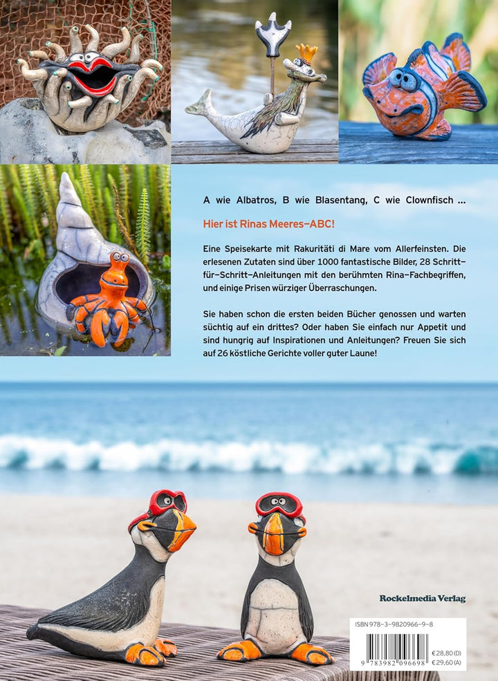 Natürlich Töpfern - Rakuritäti di Mare, Rinas Meeres-ABC, Taschenbuch