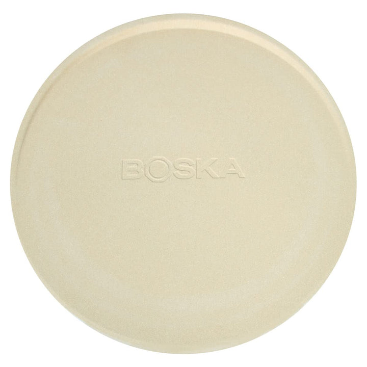 Boska Pizzastein Deluxe L/Für Backofen und Grill/Pizzen in Steinofenqualität/Schöner erhöhter Rand/C