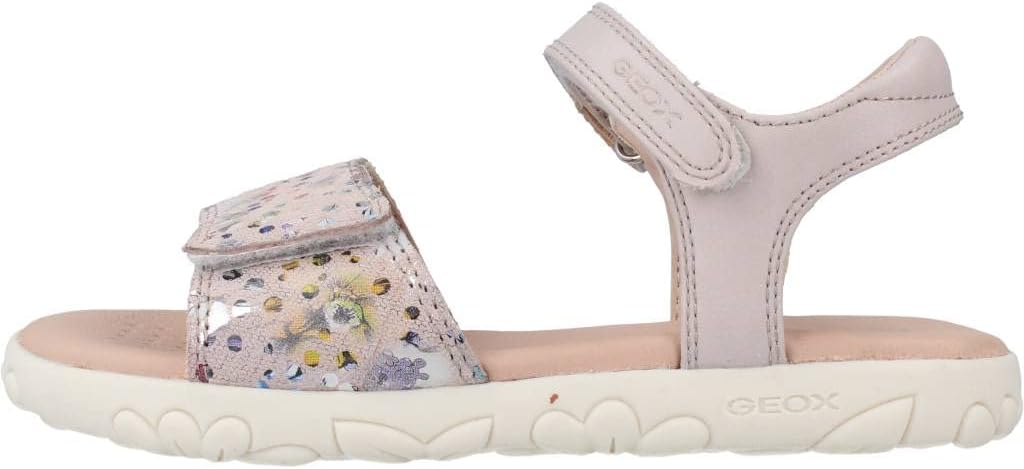 Geox Mädchen J Haiti Girl Sandal 24 EU Rose, 24 EU Rose