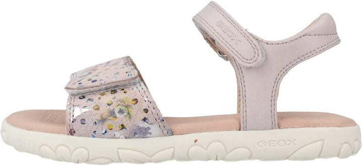 Geox Mädchen J Haiti Girl Sandal 24 EU Rose, 24 EU Rose