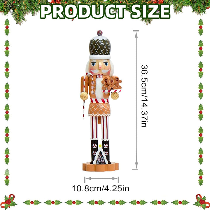 Lebkuchenmann Weihnacht Nussknacker, Weihnacht Nussknacker Soldat, Holz Weihnachtsgingerbread Dekora