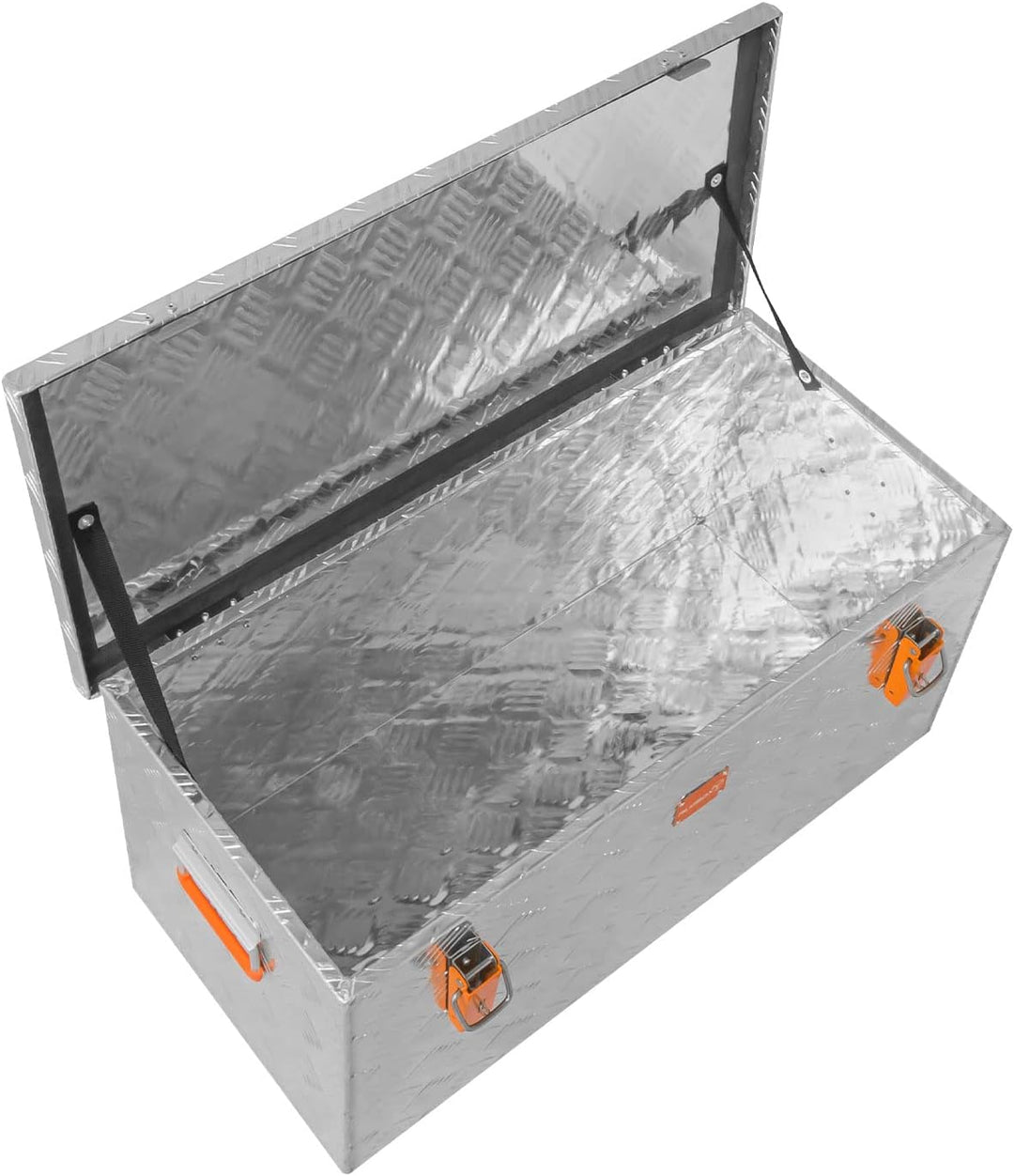 alubox Werkzeugkiste Riffelblech ABX-RL91 Aluminium 1,5mm Werkzeugkiste leicht und robust 91 Liter 0