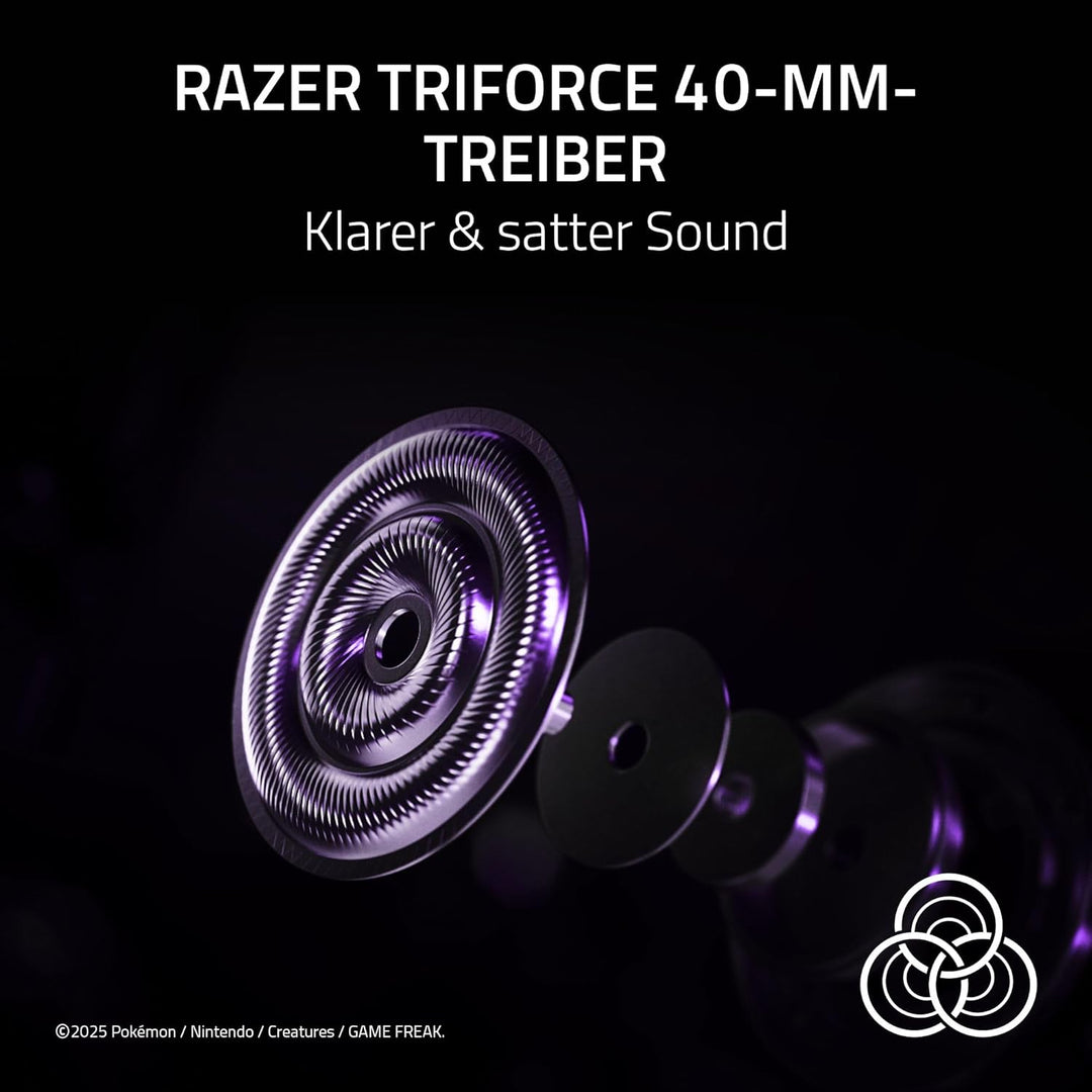 Razer Kraken Kitty V2 - Gengar Pokémon Edition - USB-Headset - Gengar-Stacheln - Streamreaktive Bele