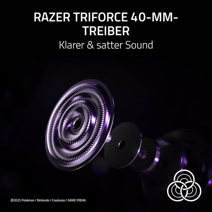 Razer Kraken Kitty V2 - Gengar Pokémon Edition - USB-Headset - Gengar-Stacheln - Streamreaktive Bele
