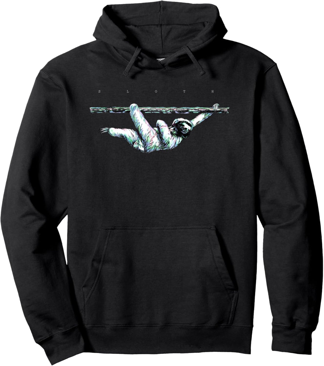 Faultier (dunkle Hemden) Pullover Hoodie