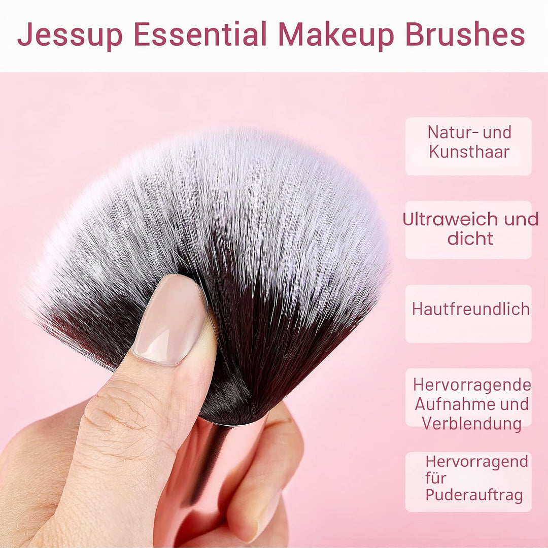 Jessup Make Up Pinsel Sets 15 Pcs Kosmetik Schmink Bürsten Lidschatten Puder Concealer Eyeliner T160