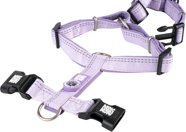 Max &amp; Molly Hundegeschirr Matrix 2.0 Lavender/XS in H-Form, für Hunde mit Gotcha! Smart ID, Geschirr