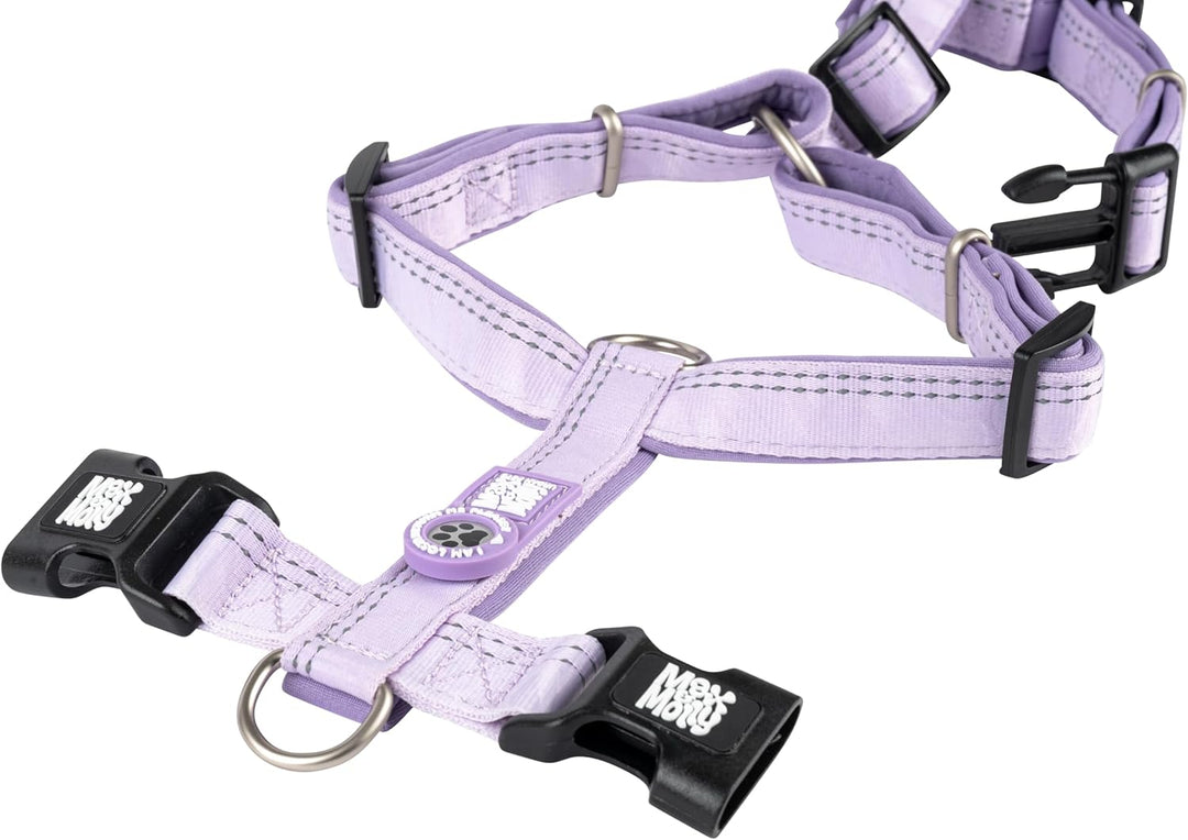 Max & Molly Hundegeschirr Matrix 2.0 Lavender/S in H-Form, für Hunde mit Gotcha! Smart ID, Geschirr