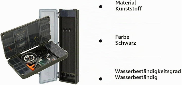 NGT Angelgerätebox System für Terminal Tackle + steifer Rig-Koffer Karpfen XPR &