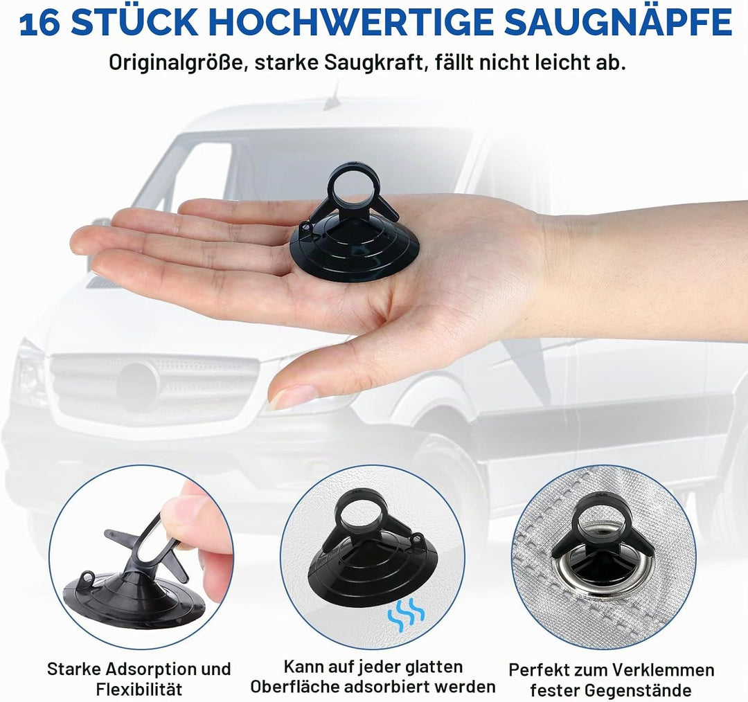 Thermomatte Fahrerhaus passend für VW T4, Luxus Thermomatten Fahrerhaus Innen Temperaturkontrollschu