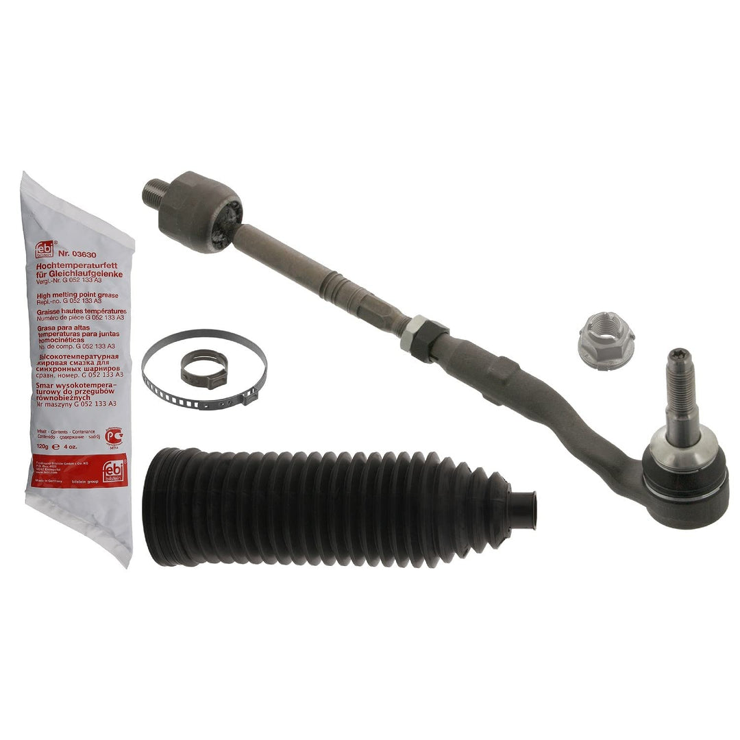 febi bilstein 40092 Spurstange mit Lenkmanschettensatz , 1 Stück Vorderachse rechts, Vorderachse rec