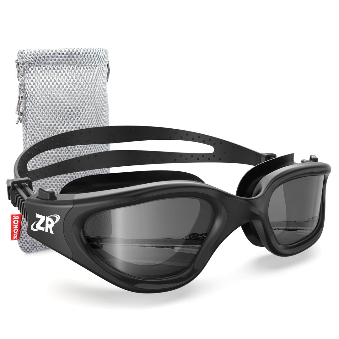 ZIONOR G1 NEW Polarisierte Schwimmbrille für Erwachsene Damen Herren – Beschlagfrei, 100% UV-Schutz,