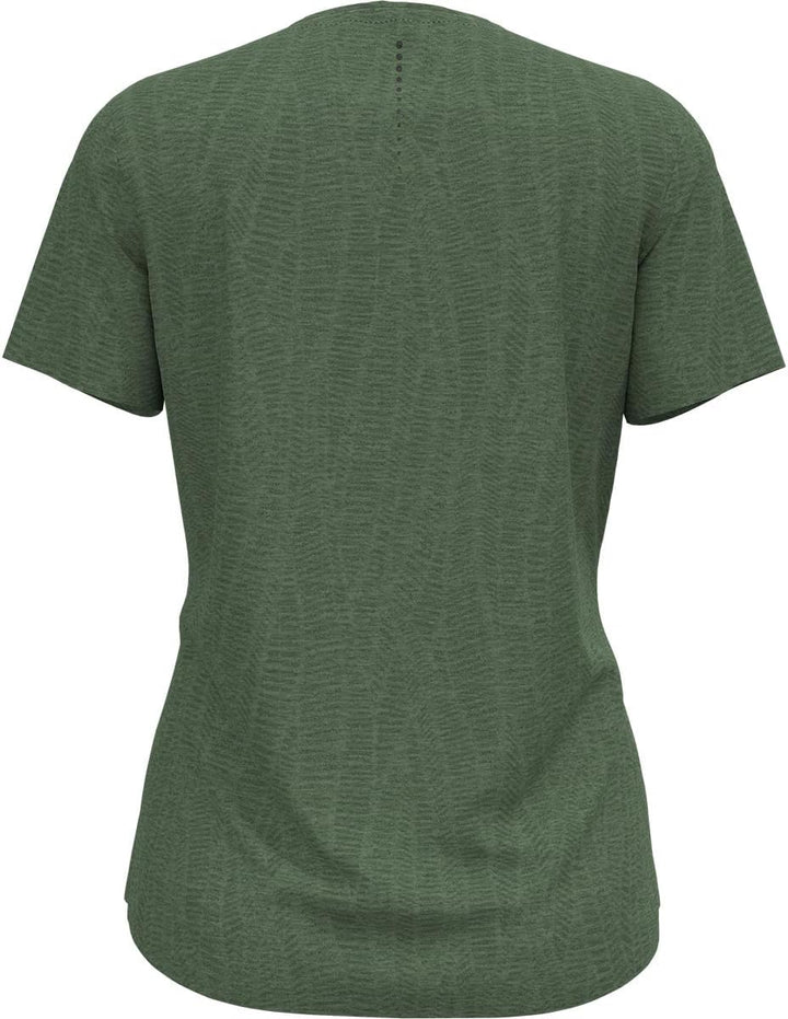 Odlo Damen Zeroweight Engineered Chill-tec_313731 Kurzarm Laufshirt, M Loden Frost Melange