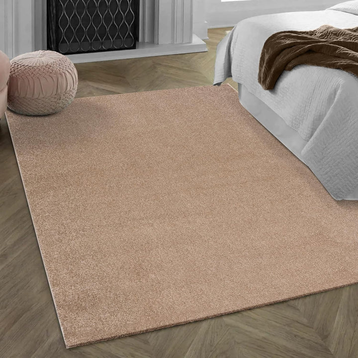 Impression Kurzflor-Wohnzimmerteppich - Schlichte Moderne Teppiche für Schlafzimmer, Büro, Flur, Küc