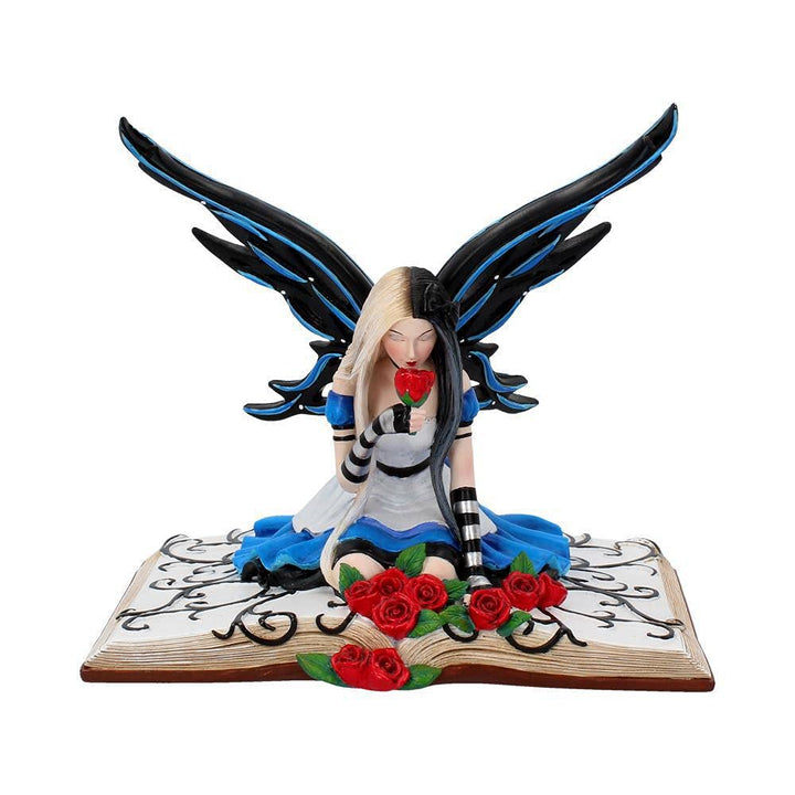 Nemesis Now B3316J7 Alice 19 cm Figur, Harz, Blau, Einheitsgrösse