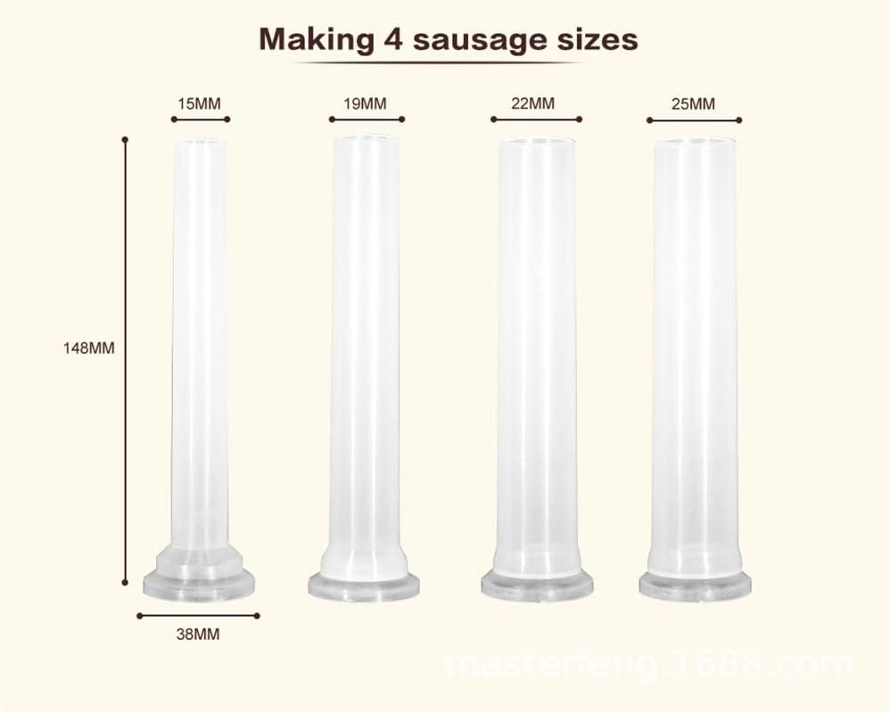 Manuell Wurstfüller, Wurstfüllmaschine Edelstahl - 2,5LBS Wurstfüller Vielseitig für Würste, Fleisch