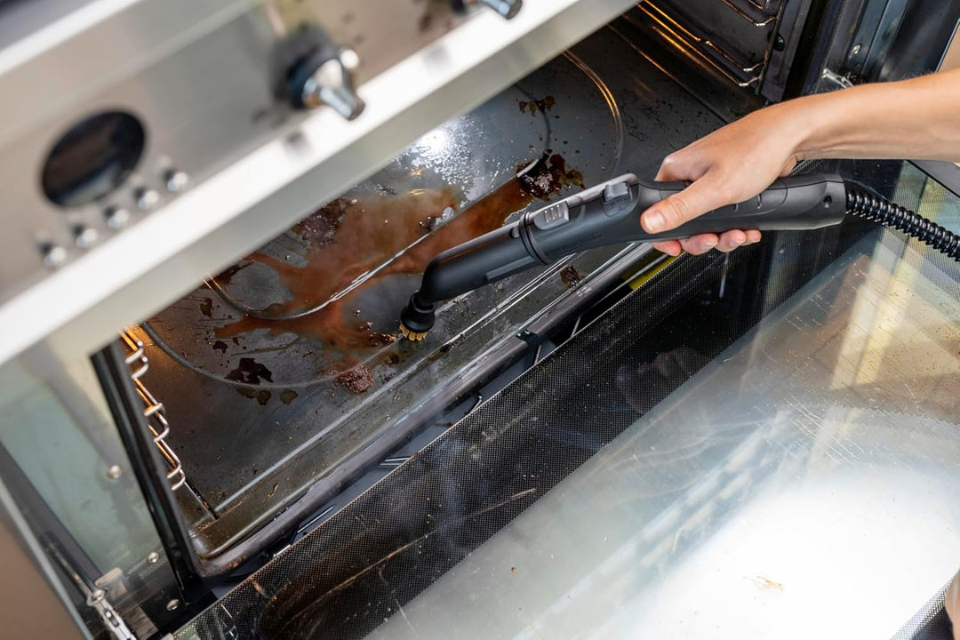 Kärcher Powerbürstenset mit 4 Rundbürstenaufsätzen für hartnäckigen Schmutz, für Küche und Haushalt,