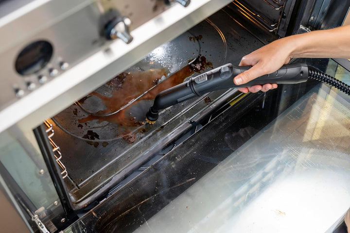 Kärcher Powerbürstenset mit 4 Rundbürstenaufsätzen für hartnäckigen Schmutz, für Küche und Haushalt,